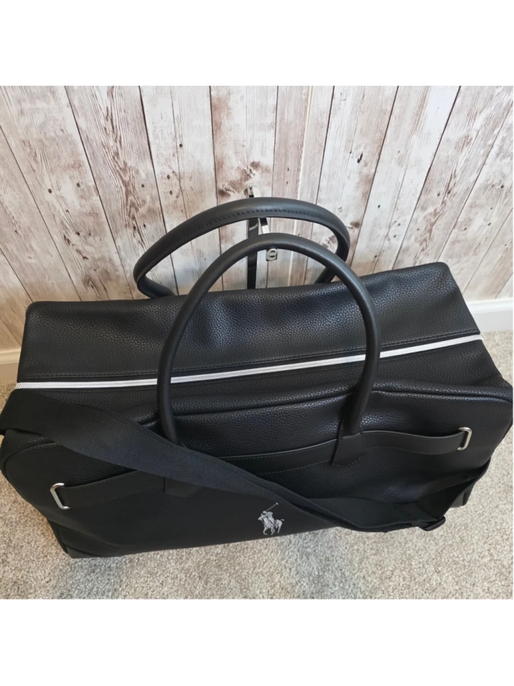 Men's Ralph Lauren Black Duffel Bag, NWOT